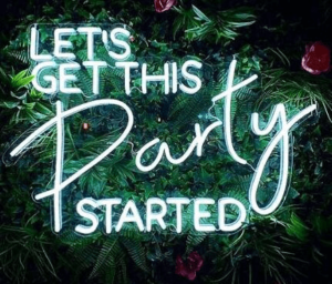 Let's get this party started