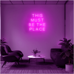 This must be the place neon